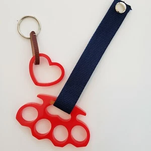 Tsurikawa Knuckles JDM Handle Car Charm Accessory red opaque - Bild 1 von 3