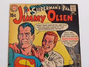 Superman's Pal Jimmy Olsen #125 FN 6.0 - Silver Age Iconic Cover (DC Comic 1969) - Picture 1 of 20