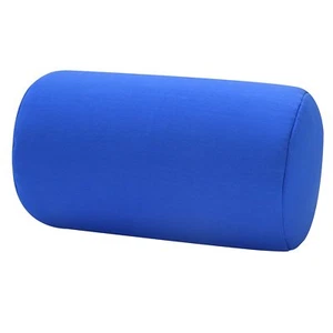 Micro Bead Roll Bed Chair Cushion Neck Head Soft Support Couch Pillow Blue - Picture 1 of 6