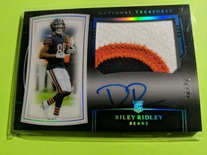 2019 National Treasures Midnight Riley Ridley RC 6/20 Auto 3clr Patch #195 Orsi - Foto 1 di 3
