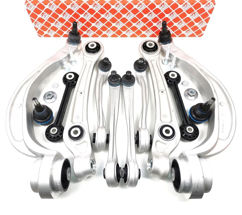 12TLG FEBI BILSTEIN Querlenker Reparatursatz AUDI A6 C7 +AVANT VA Unten Oben - Bild 1 von 1