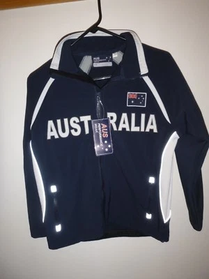 CHAQUETA AUSTRALIA SOFT SHELL CREMALLERA FT POLI/SPANDEX JUVENIL NUEVA CON ETIQUETAS TALLA 12 Foto 1 de 4