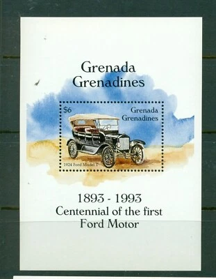 Grenada Grenadines 1993 #1618-1619 Souvenir Sheets MNH Mercedes Benz/Ford - Image 1 of 2