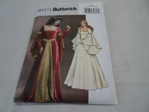 Costume MODELLO CUCITO "Fare la storia" Butterick B4571 abito elisabettiano NUOVO - Foto 1 di 9