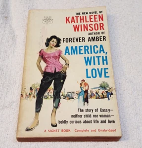 America, With Love by Kathleen Winsor 1958 Signet Vintage Paperback - Picture 1 of 7