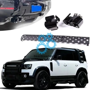 2.0L Tail Pipe Throat Dual Exhaust Accessories Fit Defender 110 90 130 2020-2025 - Picture 1 of 10