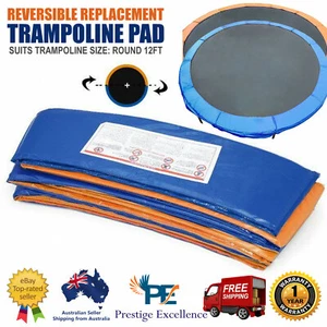 Reversible Replacement Trampoline Spring Safety Pad Suits 12ft 3.66m Orange/Blue - Picture 1 of 6