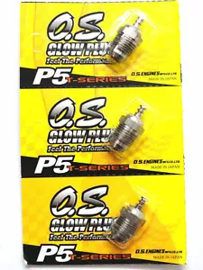 OS O.S. P5 Turbo Very Hot Off-Road Nitro Engine Glow Plug - 3 Pack 71641500 - Picture 1 of 5