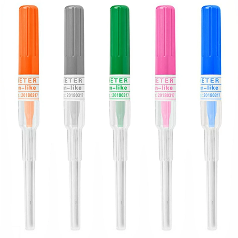 50 STÜCK STERILE PIERCING NADELN KATHETER PIERCING KANÜLE NADEL 14G 16G 18G 20G  - Bild 1 von 1