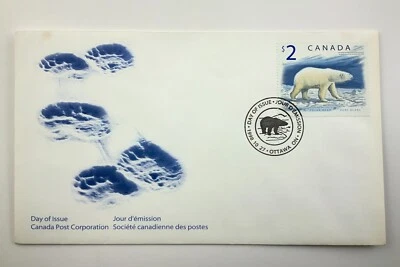 2 Dollar Polar Bear FDC First Day Cover 1690 Canada DD310 - Image 1 of 4
