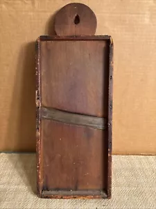 18th/Early 19th Century Slawboard W Lollipop Top & Boxed - In Top , Good & Early - Picture 1 of 14