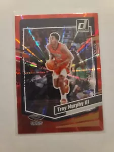 2023-24 Donruss Trey Murphy III #25 Red Laser Holo 61/99 New Orleans Pelicans - Imagen 1 de 2