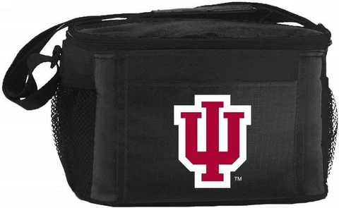 Indiana Hoosiers Licensed NCAA Kolder 6 Can Pack Insulated Cooler Lunch Bag Cover