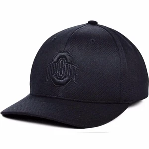 Ohio State Buckeyes NCAA Tonal Black On Black M/L Flexfit Fitted Cap Hat $30 - Picture 1 of 11