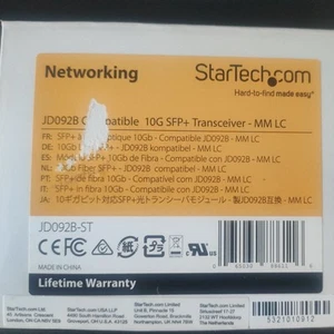 10GBase-SR SFP+ Transceiver, StarTech JD092B-ST HP, NEU - Bild 1 von 5