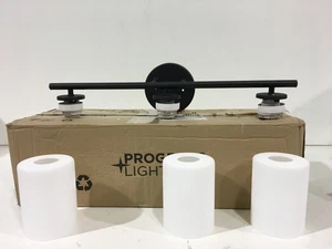 Progress Lighting Replay 22 in. 3Light Black Bathroom Vanity Light New - Picture 1 of 3