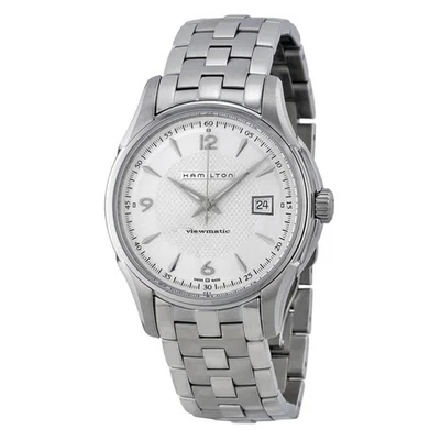 Reloj para hombre Hamilton Jazzmaster Viewmatic esfera plateada H325155 Foto 1 de 4