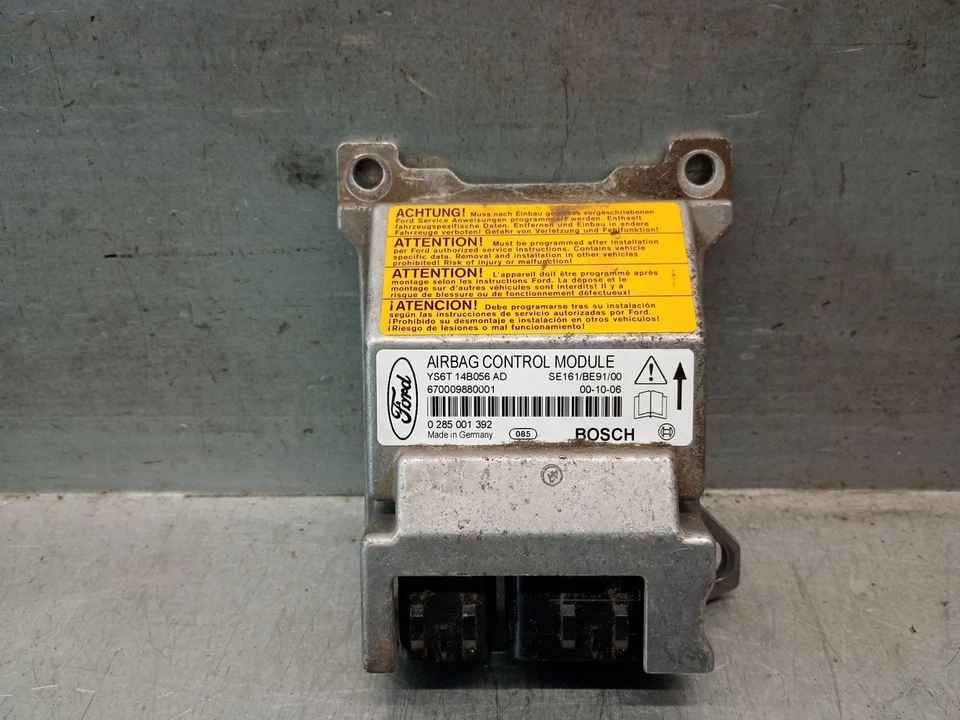 YS6T14B056AD CENTRALINA  / 0285001392 BOSCH / 5433560 PER FORD FIESTA IV JA_, J - Immagine 1 di 4