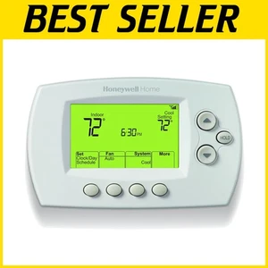 Renewed RENEWRTH6580WF Wi-Fi Thermostat: 7-Day Schedule & Voice Assistant Ready - Picture 1 of 10