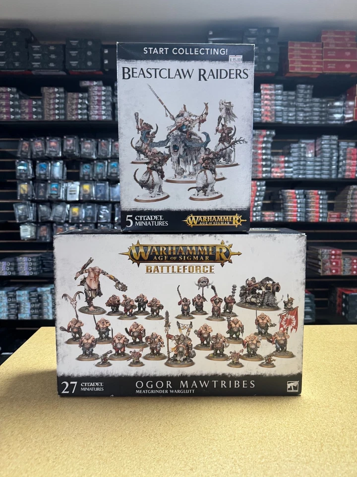 Warhammer Age of Sigmar Ogor Mawtribes Ejército Lote - Battleforce y Comienza a coleccionar Foto 1 de 4