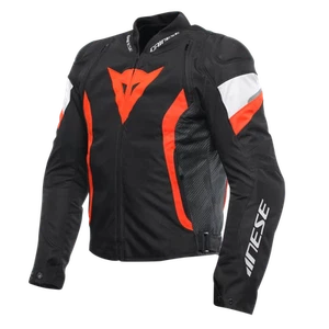 DAINESE AVRO 5 TEX JACKET Giacca Tessuto Nero/Bianco/Rosso - Foto 1 di 5