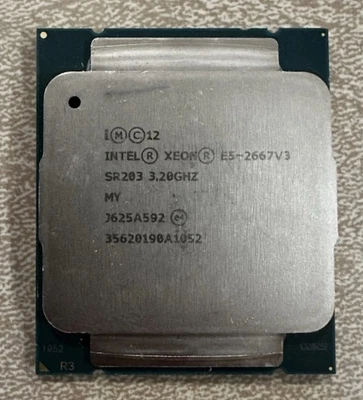 Intel Xeon E5-2667 V3 LGA2011-3 CPU rocessors SR203 3.20GHz 8 Cores 135W 20M - Image 1 of 2