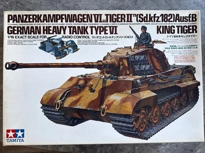 Tamiya 1/16 German King Tiger Radio Controlled Tank - Image 1 of 4