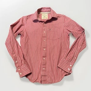 HOLLISTER Men's Small BUTTON-UP SHIRT Striped Long Sleeve - Picture 1 of 6