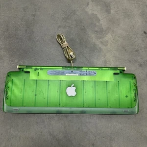 Vintage Apple USB Keyboard M2452 (1998) GREEN RARE iMac TESTED - Picture 1 of 5