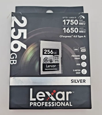 Lexar Professional Silver Series CFexpress 4.0 Type A Card 256GB 1750 MB/s 1650W - Image 1 of 4