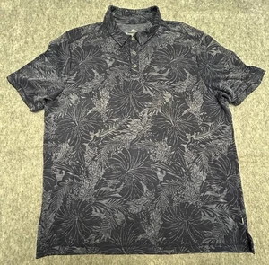 Polo Tommy Bahama floral tropical azul XXL Resort para hombre - Imagen 1 de 5