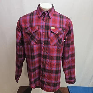 Nuevo con etiquetas Dixxon Flannel Co. Franela a Cuadros Para Hombre Talla Grande Marineros Delight Perla Snap - Imagen 1 de 10