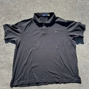 Polo Ralph Lauren Herren 3XT Poloshirt Kurzarm Schwarz Classic Fit Pony - Bild 1 von 6