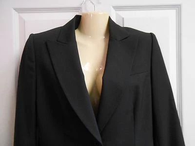 NUEVO CON ETIQUETAS Para mujeres Alfani Essentials Vestido Traje Chaqueta Negro 4 Toda Temporada Elastizado ¡Oferta! Foto 1 de 3