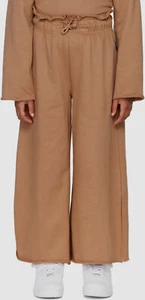 $55 Molo Girl's Beige Tie Drawstring Cotton Addison Pants Size 8 - Picture 1 of 6