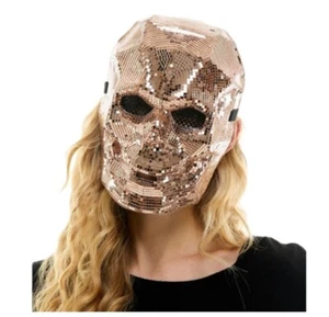 Skull Mask - Mirror Glass - Disco - Costume Accessory - One Size - 4 Colors - Picture 1 of 10