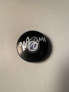 TORONTO MAPLE LEAFS MORGAN RIELLY SIGNED AUTOGRAPHED LOGO PUCK!! - Picture 1 of 1