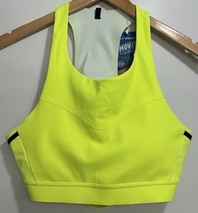 Brooks Drive 3 Pocket Run Neon Fluorescent Yellow Bra New Nightlife NWT 40A 40B - Picture 1 of 10