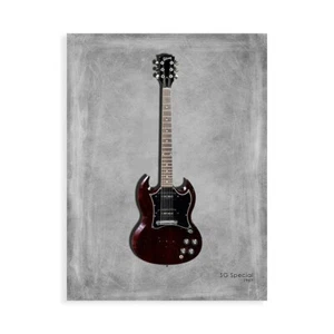 Stampa su Tela su Carta Poster o Quadro Rogan Mark Gibson SG Special 1967 - Picture 1 of 2
