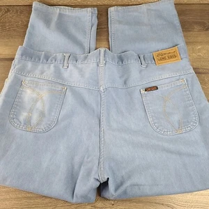 Vintage Langstreckenjeans Herren 48x30 blau Denim hergestellt in den USA professioneller Trucker gerade - Bild 1 von 13
