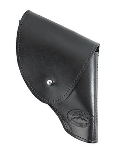 New Barsony Black Leather Flap Holster Snub Nose 2" 22 38 357 41 44 Revolvers - Picture 1 of 5