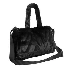 Nike Sportswear Tasche Kunstfell Damen Sport Freizeit Tasche Schwarz Neu mit Etikett FZ1323-010 - Bild 1 von 7
