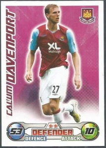 TOPPS MATCH ATTAX 2008-09-WEST HAM UNITED-CALUM DAVENPORT - Picture 1 of 1