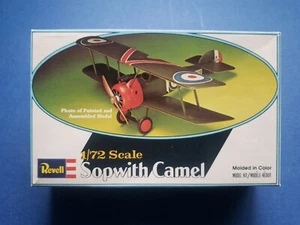 1978 REVELL 1:72 SCALE "SOPWITH CAMEL" MODEL KIT #H-51 NEW IN THE BOX - Picture 1 of 9
