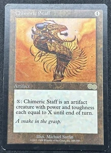 MAGIC~CHIMERIC STAFF~URZA’S SAGA~ENG~288/350~LP/NM - Picture 1 of 2