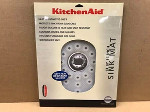 New KitchenAid 13 x 16 Inch, Heat Resistant Silicone Sink Mat - Picture 1 of 7