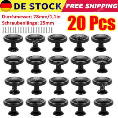 20Pcs Möbelknöpfe Möbelgriffe Schrankknopf Möbelknäuf Tür Knopf Schrankgriffe  - Bild 1 von 4