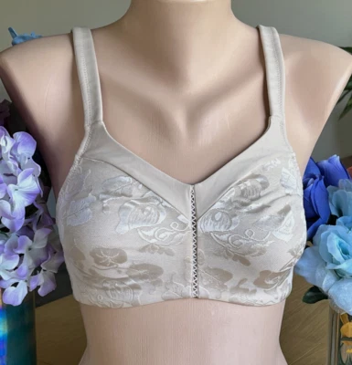 Sujetador WACOAL 36B Nude Beige Conciencia Encaje Moldeado Sin Alambres #85276 Foto 1 de 4