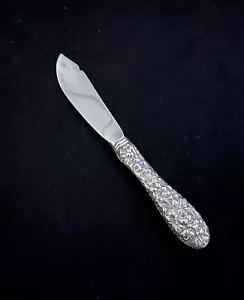 STIEFF ROSE Sterling Silver 7” Hollow Handle Modern Master Butter Knife No Mono - Picture 1 of 4