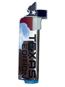 New OEM GENUINE FORD TEXAS EDITION CHROME F150 F250 F350 EXPEDITION EMBLEM BADGE - Picture 1 of 6